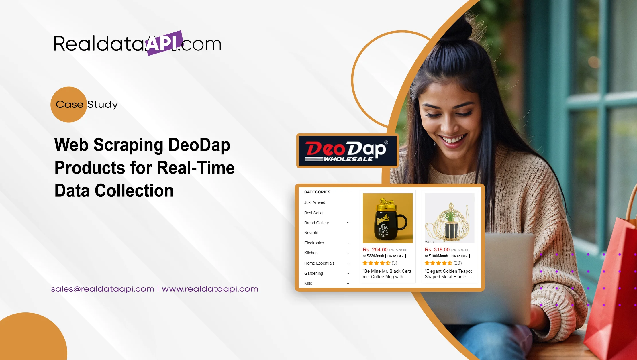 Web Scraping DeoDap Products for Real-Time Data Collection